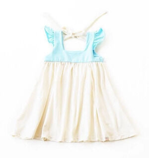Omi Jo Well Dressed Wolf Blue Ivory AH Aunt Heart Tunic Blue Size 8 NEW NWT